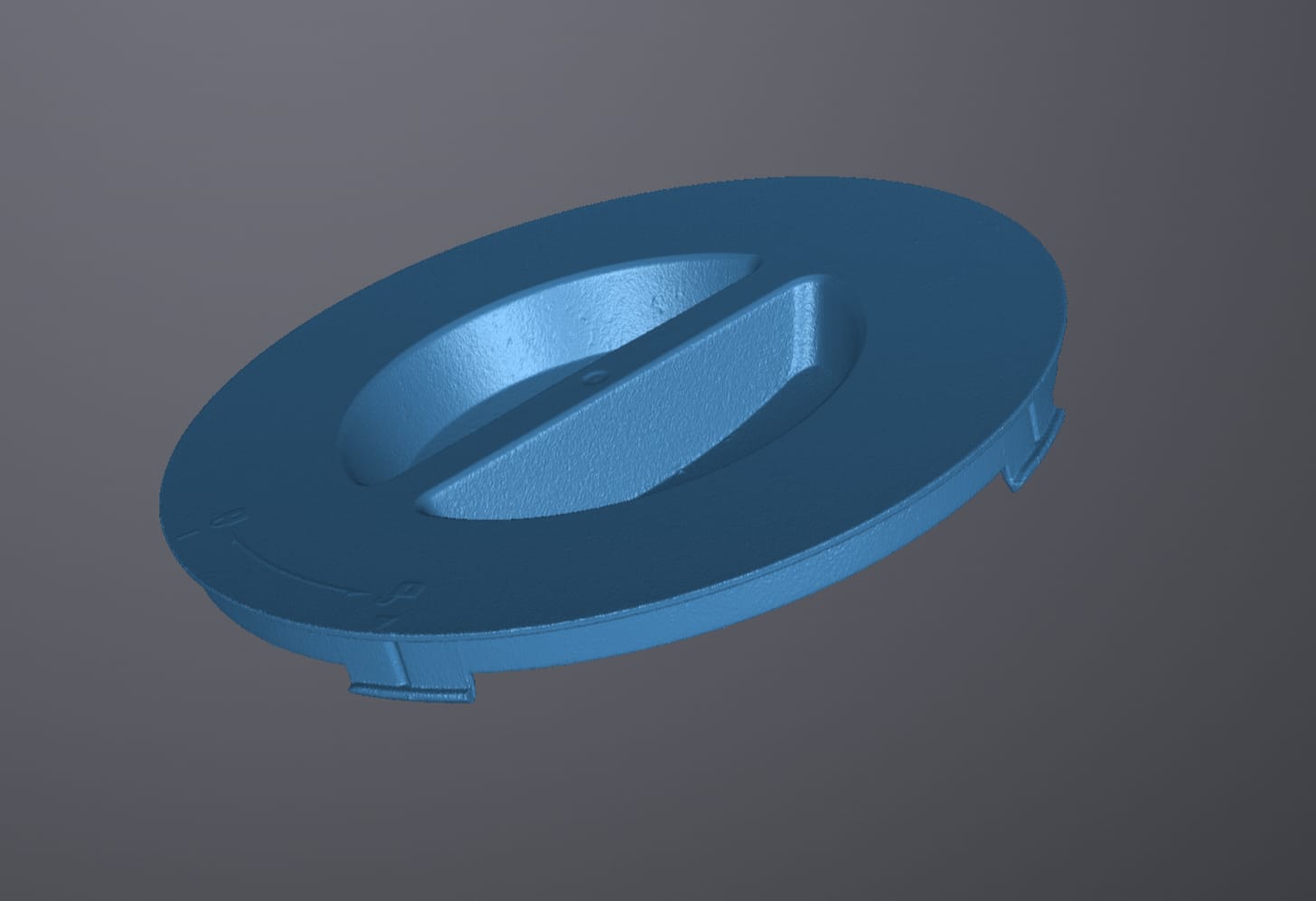 3D-скан оригінальної кришки корпусу очисника повітря